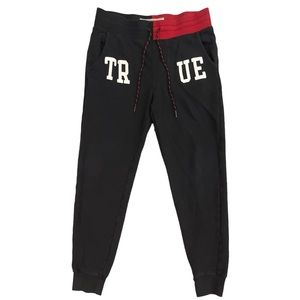 True Religion Logo Sweatpants/Joggers Size S